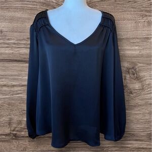 Lane Bryant Black Blouse Size 18/20 NWOT